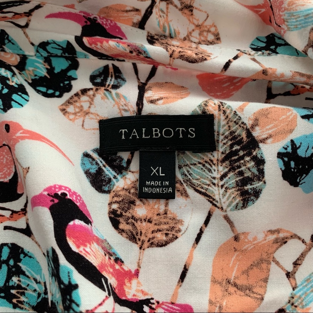 Talbots Button Down Blouse - image 4